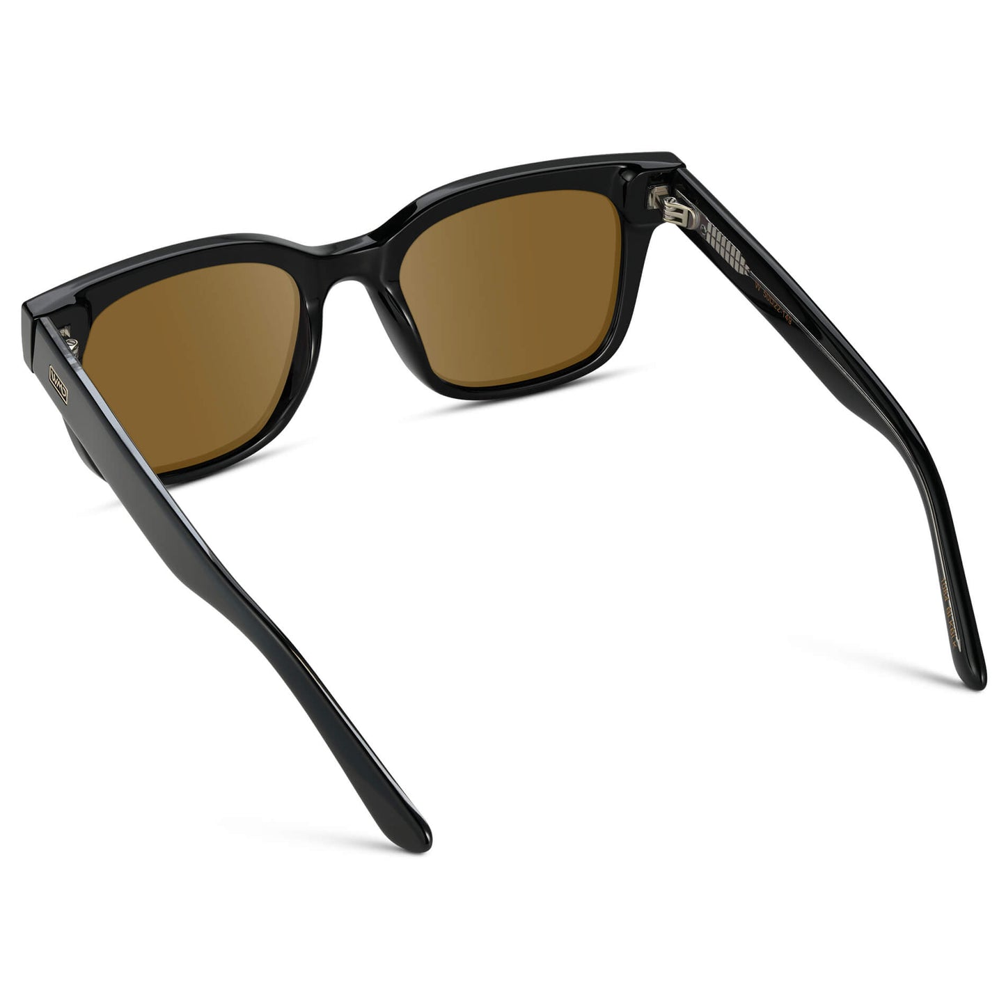 Black / Amber || Square Frame Prescription Sunglasses