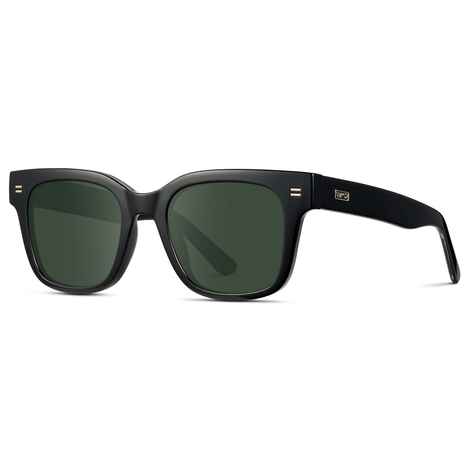 Black / G15 || Square Frame Prescription Sunglasses