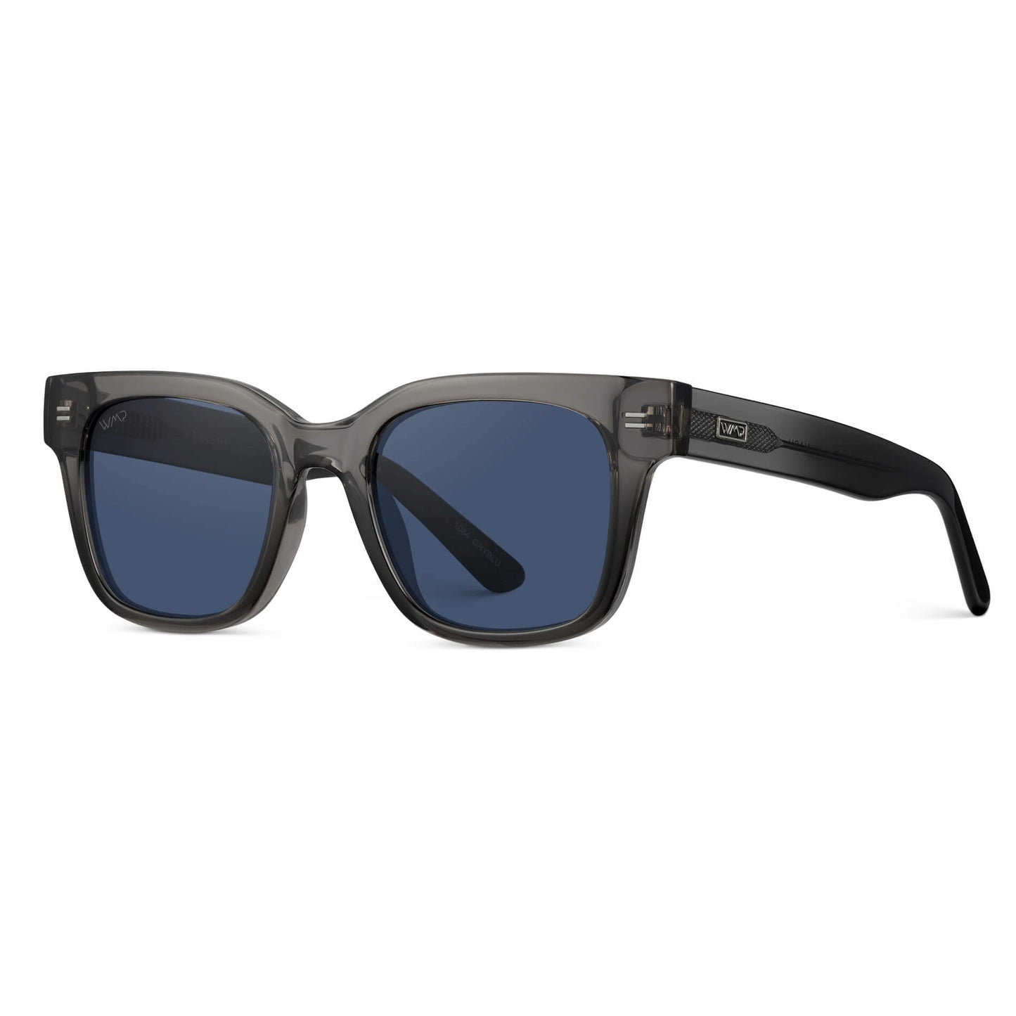 Black Ice Fade / Sapphire Blue Lens