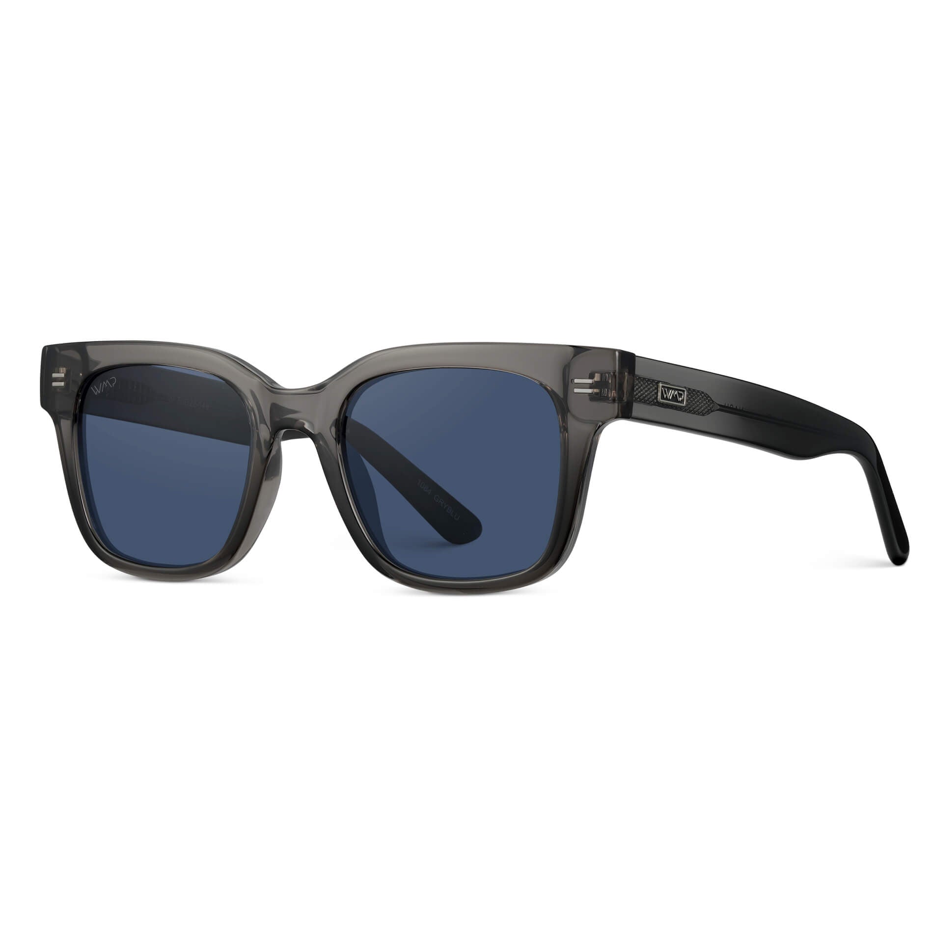 Black Ice Fade / Sapphire Blue Lens