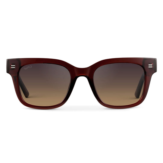 Red Garnet / Gradient Amber Lens