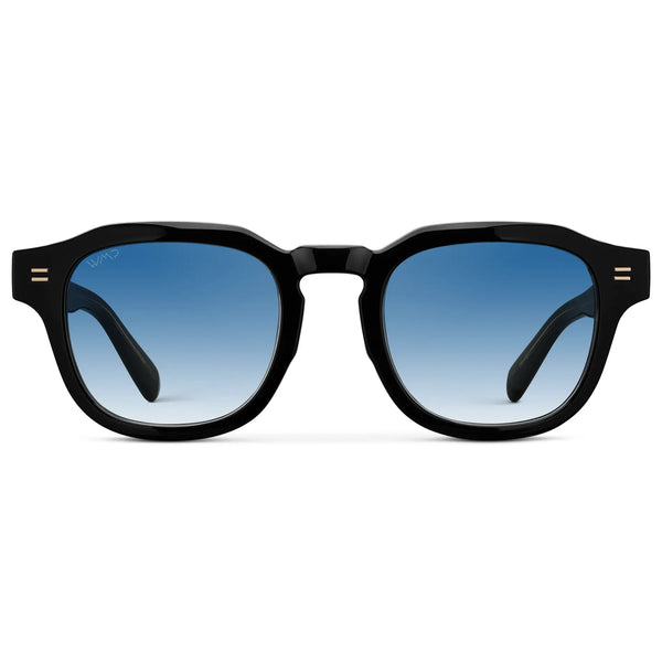 Nelson | Polarized - Black / Blue Gradient Tinted Lens