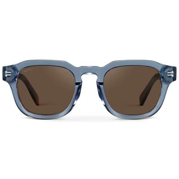 Nelson | Polarized - Denim Blue / Brown Lens