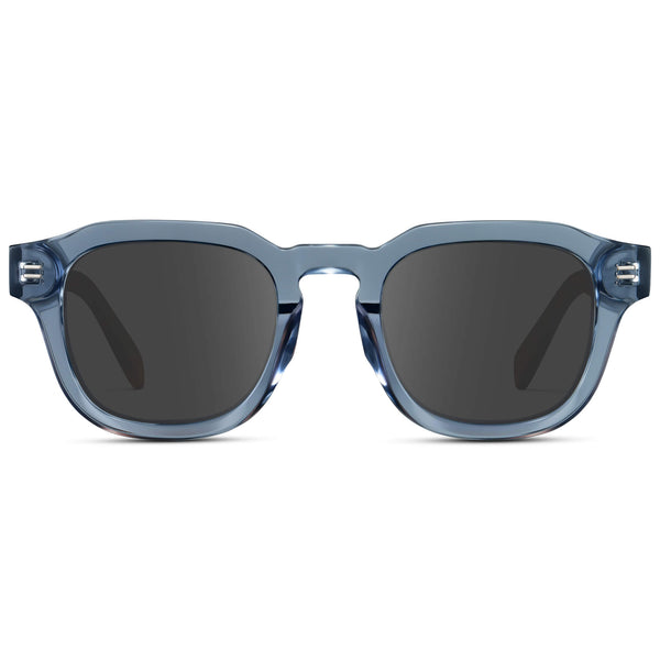 Nelson | Prescription Sunglasses - Denim Blue / Grey Lens