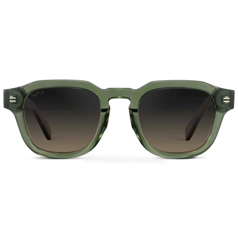Nelson | Polarized - Crystal Agave Green / Grey Brown Gradient Lens