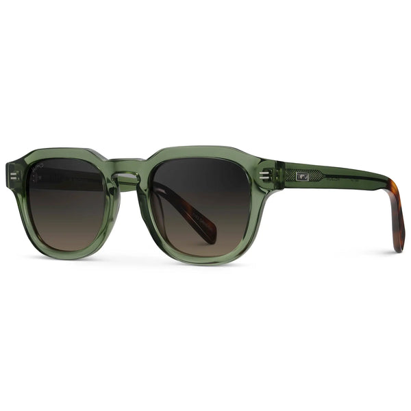 Nelson | Polarized - Crystal Agave Green / Grey Brown Gradient Lens