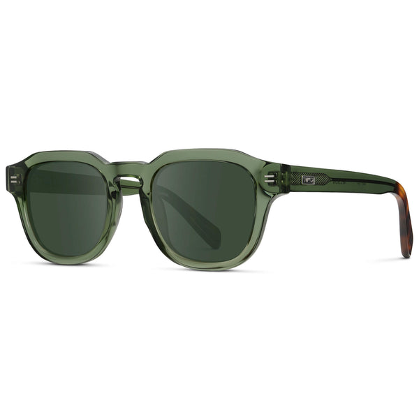 Nelson | Prescription Sunglasses - Crystal Agave Green / G15 Lens