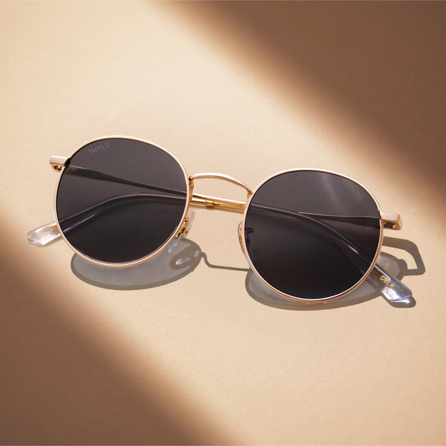 Nevada | Polarized - Gold / Black Lens