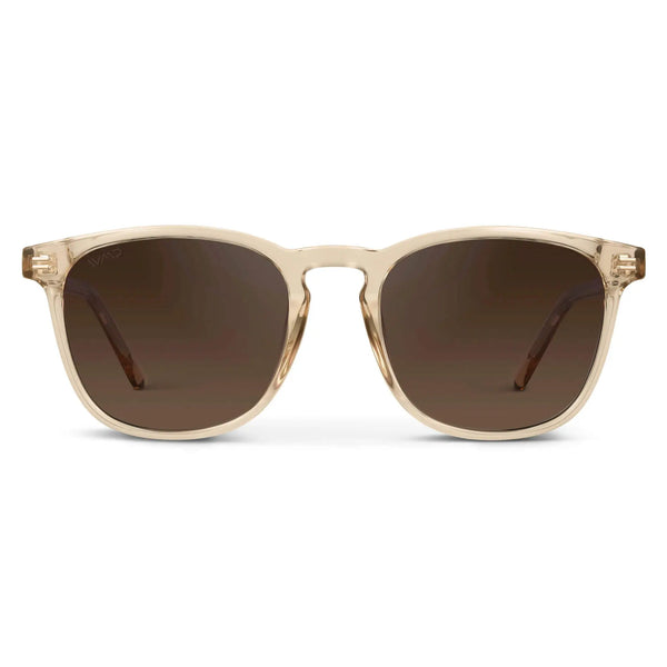 Nick | Polarized - Crystal Sand Brown / Dark Beige Gradient Lens