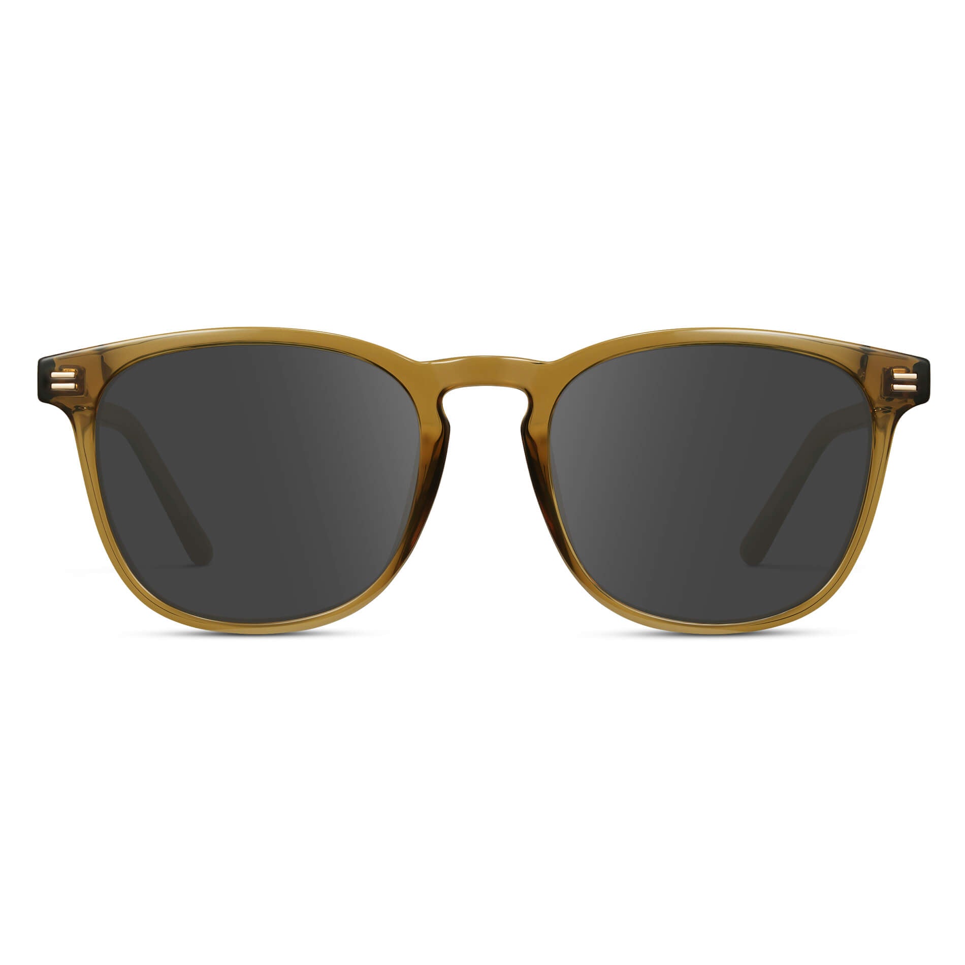 Crystal Verde / Grey Lens || Verde Square Frame Prescription Sunglasses with Grey Lenses