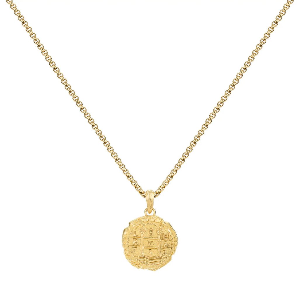 Oro | Shipwreck-Inspired Coin Pendant Necklace for Men – WMP Eyewear