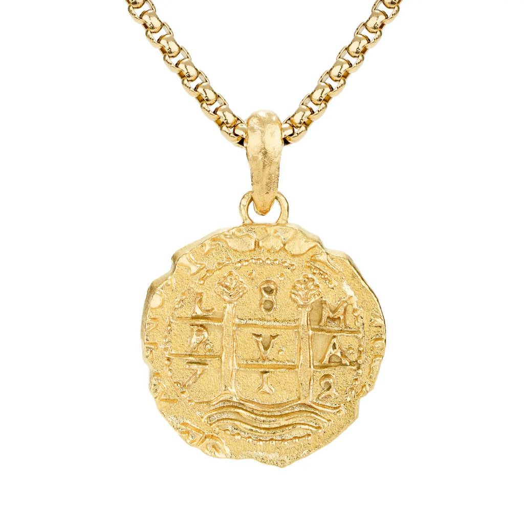 Oro | Shipwreck-Inspired Coin Pendant Necklace for Men – WMP Eyewear