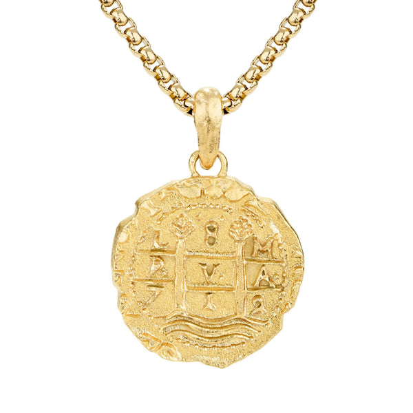 Oro | Shipwreck-Inspired Coin Pendant Necklace for Men – WMP Eyewear