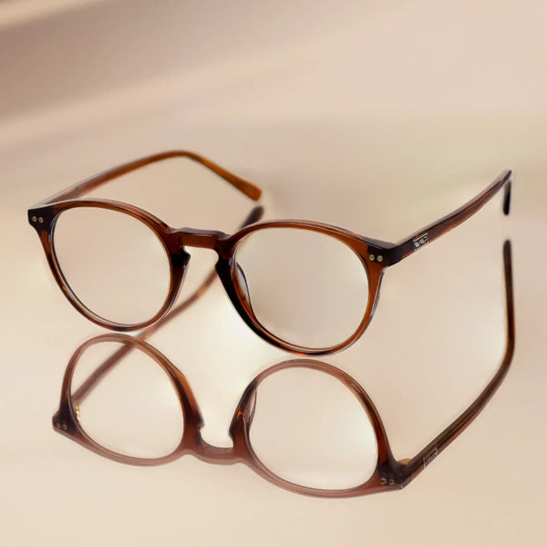 Owen | Blue Light - Crystal Chestnut Brown