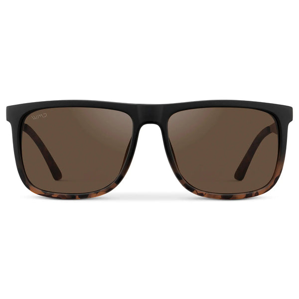 Jacob | Polarized - Matte Black Tortoise / Brown Lens