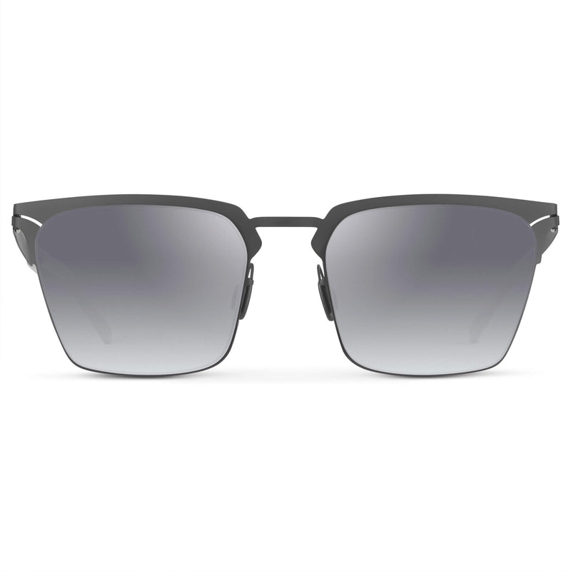 Raven | Polarized - Matte Grey / Gradient Mirror Silver Lens