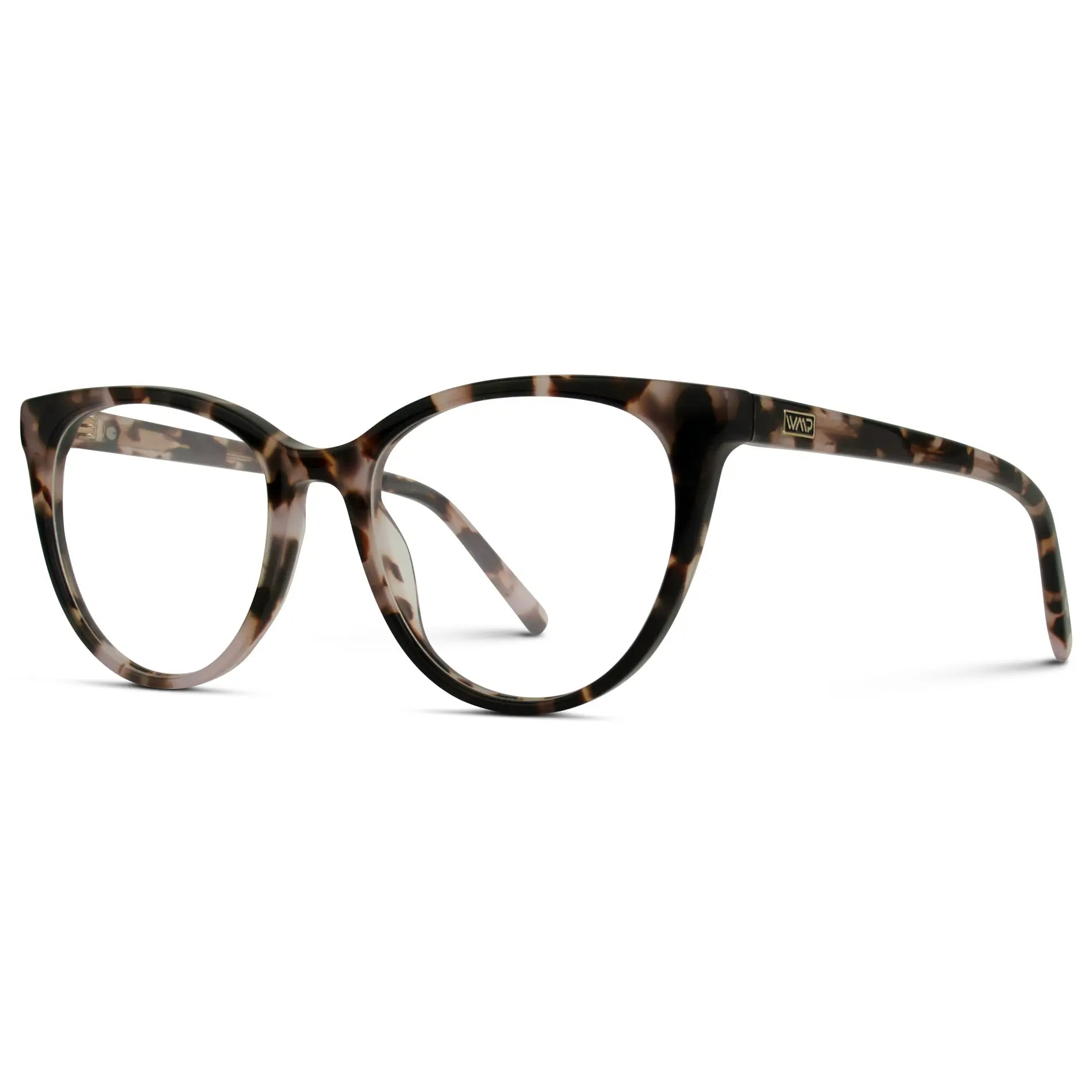 Pink Tortoise || Tortoise Cateye Frame Blue Light Blocking Glasses for Computer Use