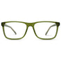 Crystal Sage Green || Men's Rectangular Prescription Glasses with Crystal Sage Green Frames with Clear Lenses on a white background