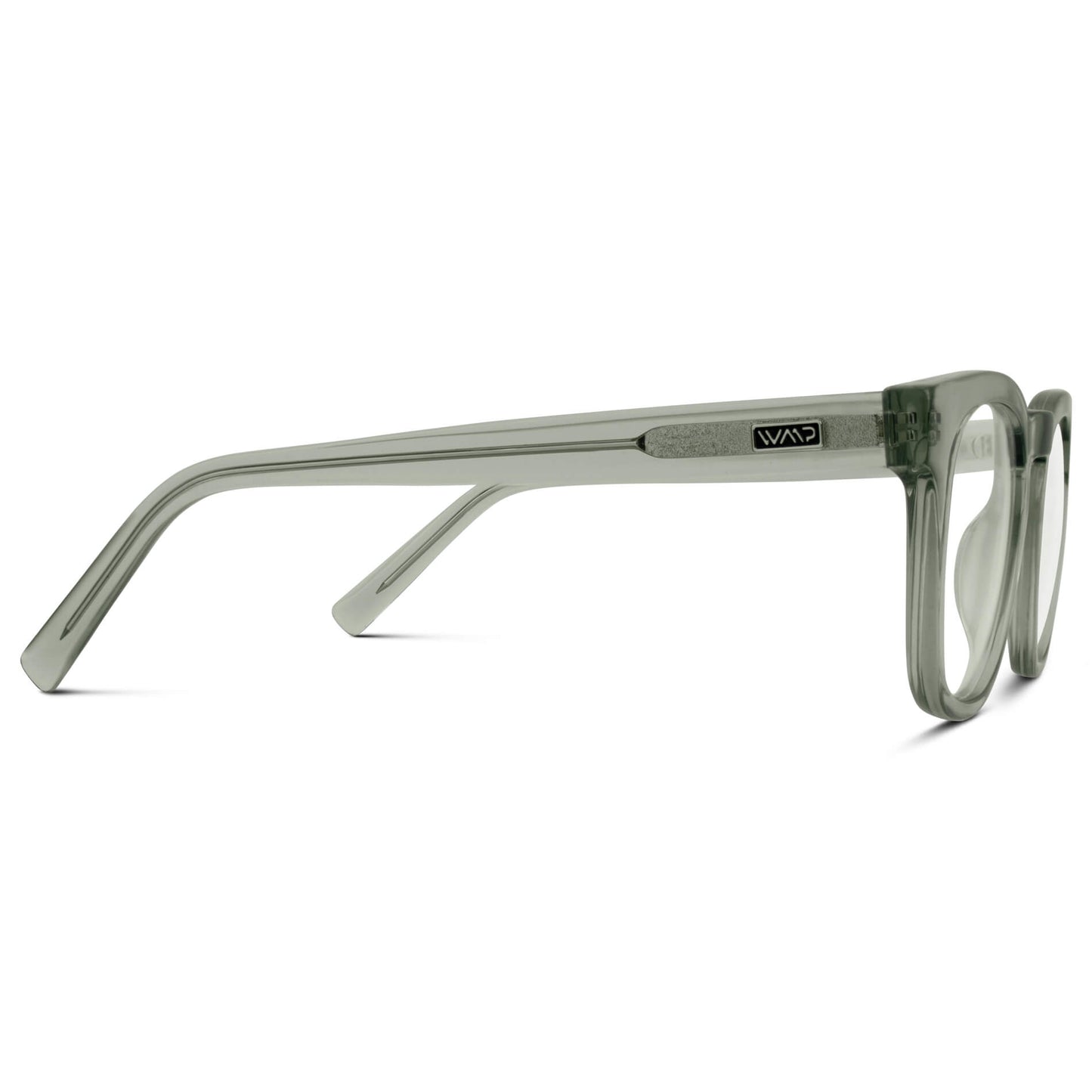 Sea Salt Grey || Grey Square Frame Blue Light Blocking Glasses for Computer Use