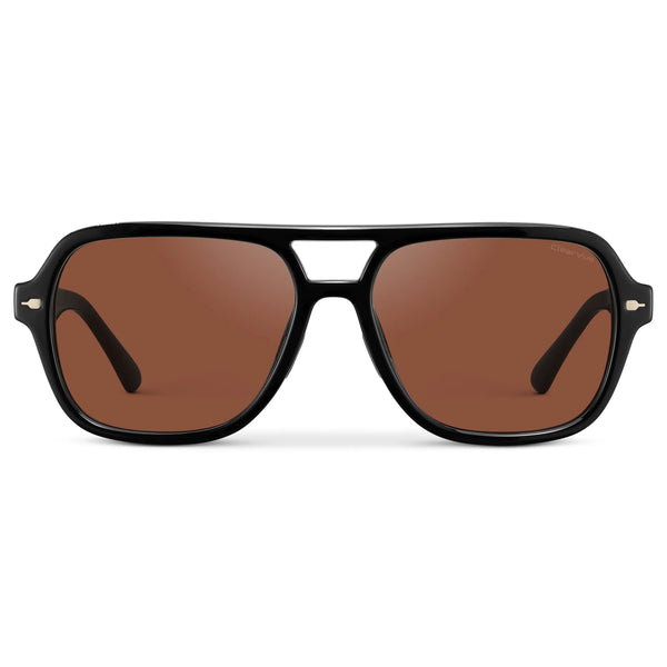 Rally | Polarized - Black / Tinted Red Lens