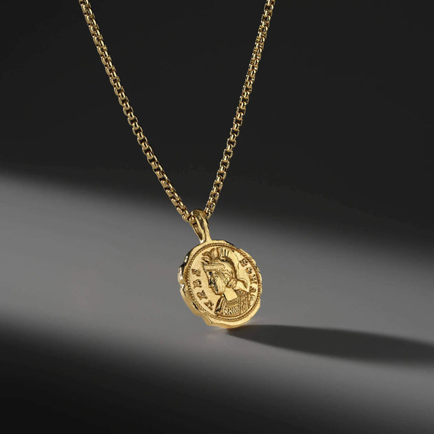 Remus: Round Roman Coin Pendant