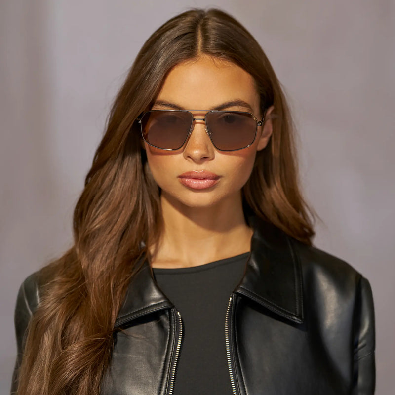 Sora - Gunmetal / Grey Brown Gradient Lens