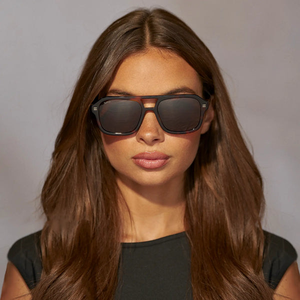 Sydney | Polarized - Brown Tortoise / Dark Brown Lens