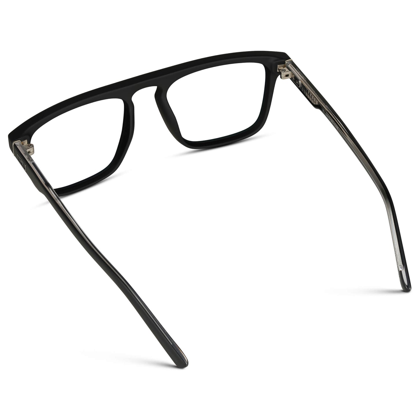 Matte Black || Prescription Frames with Clear Lens