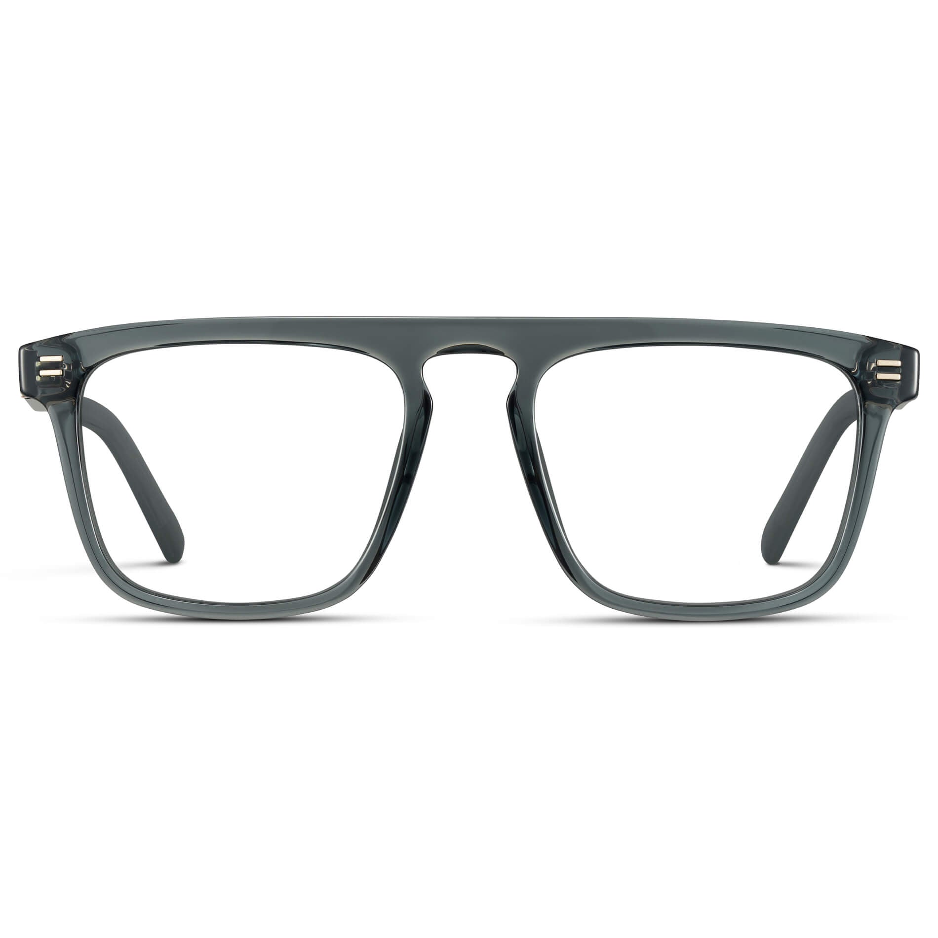 Crystal Stone Blue || Prescription Frames with Clear Lens