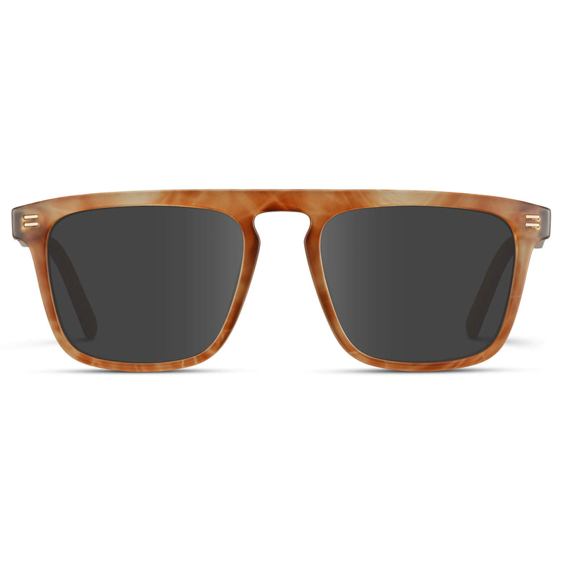 Sawyer | RX - Frosted Oakwood Brown / Grey Lens