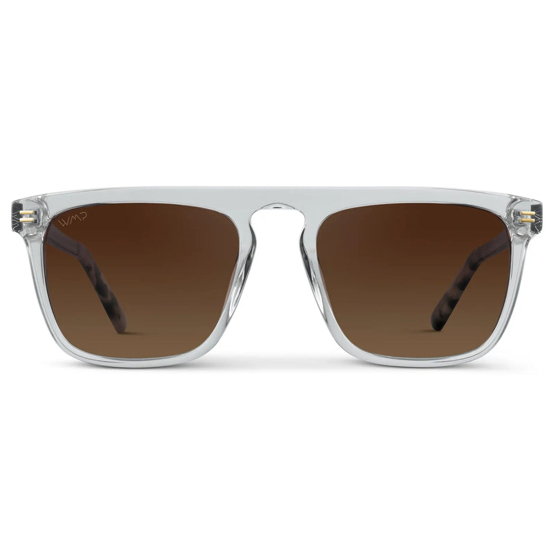 Sawyer | Polarized - Ice Grey / Brown Gold Gradient Lens