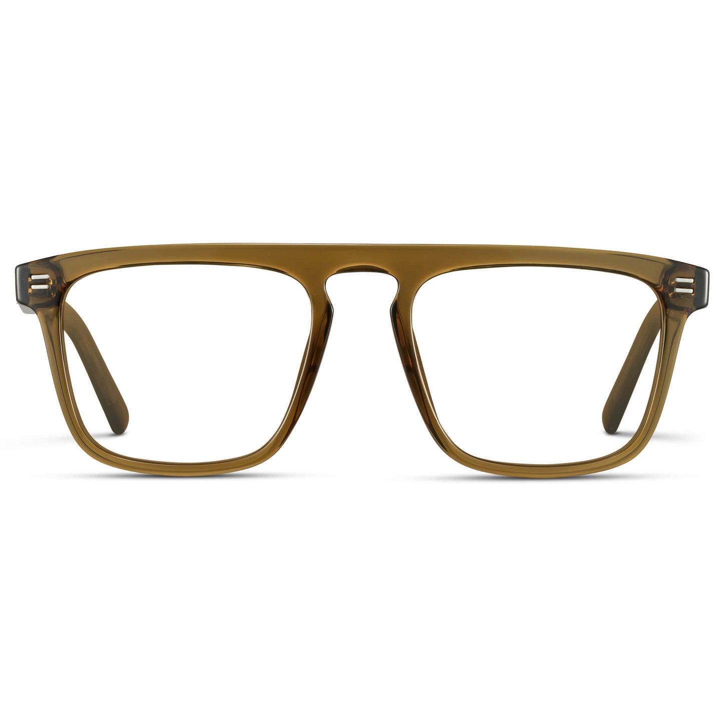 Crystal Verde || Prescription Frame with Clear Lens