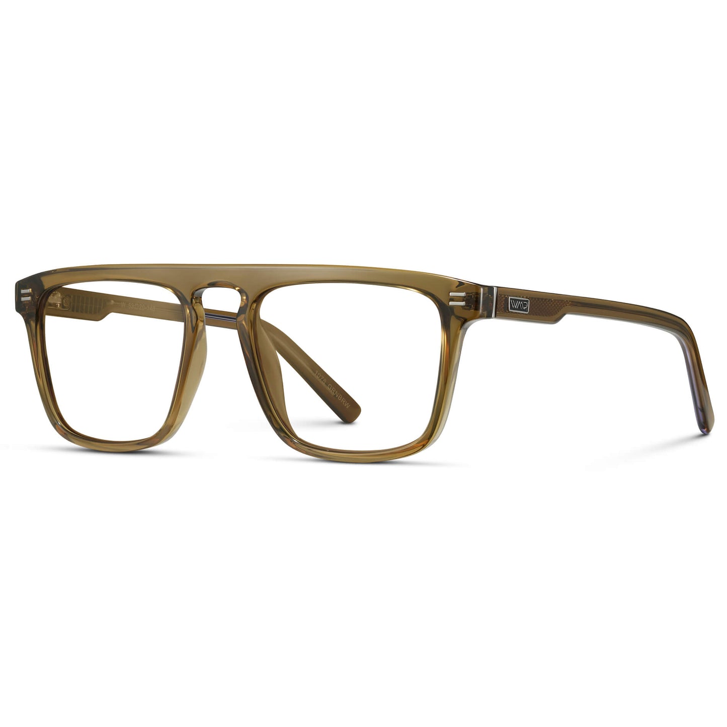 Crystal Verde || Prescription Frame with Clear Lens