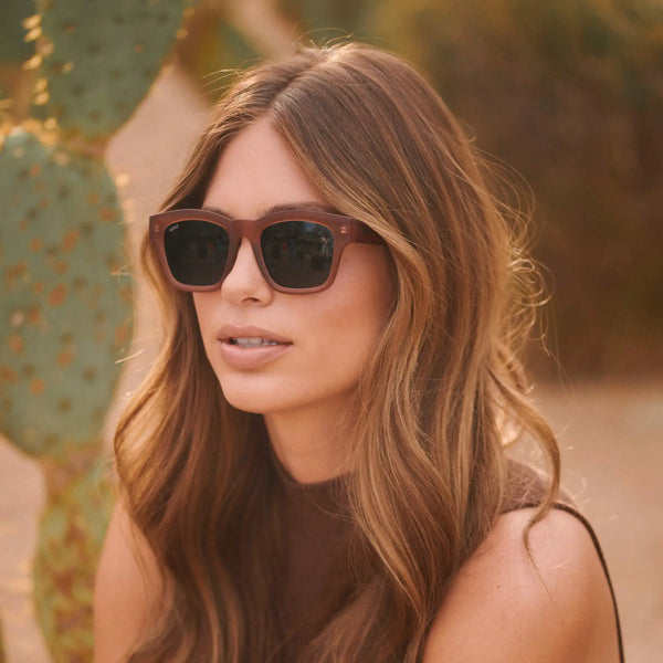 Sedona | Polarized - Frosted Red Rock / Black Lens