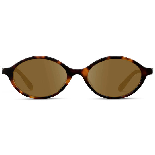 Brown Tortoise / Amber || Women's Prescription Sunglasses with Brown Tortoise Acetate Frame and Amber Lens