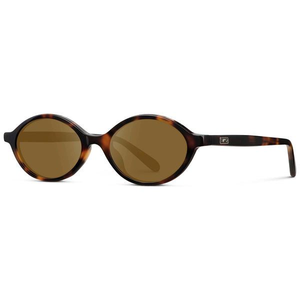 Selene | Prescription Sunglasses - Brown Tortoise / Amber