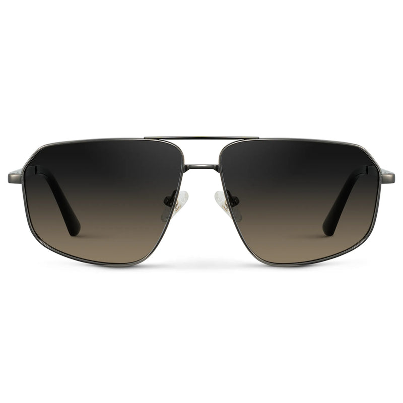 Sora - Gunmetal / Grey Brown Gradient Lens