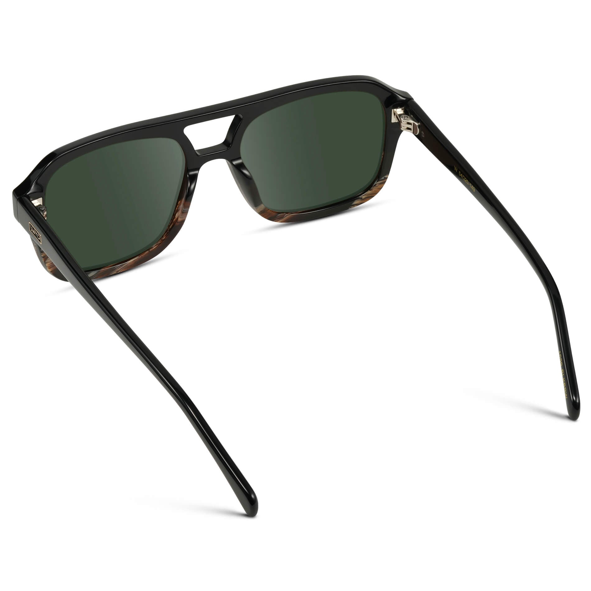 Black Mineral / G15 || Oversized Square Prescription Sunglasses