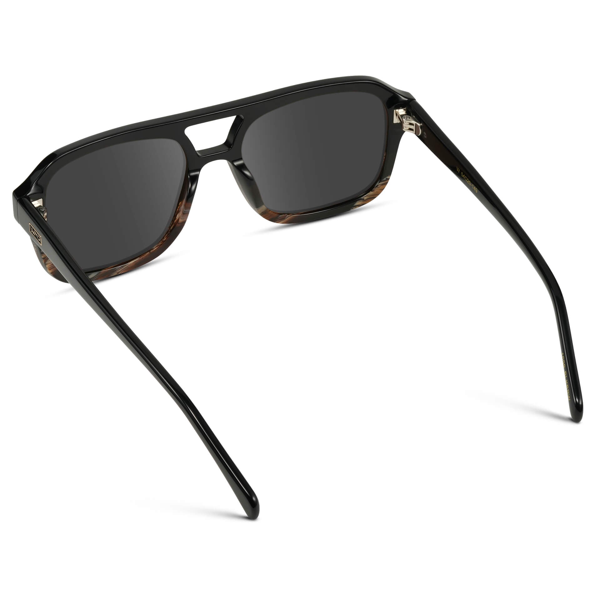 Black Mineral / Grey || Oversized Square Prescription Sunglasses