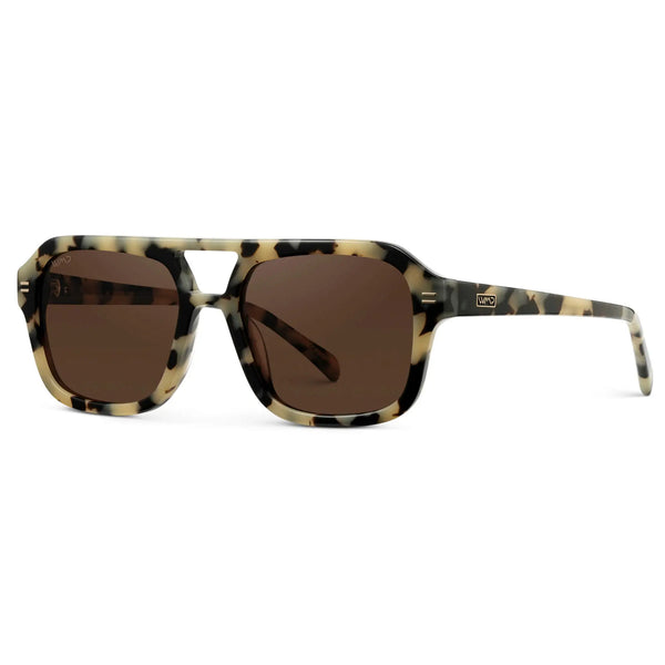 Sydney | Polarized - Beige Tortoise / Brown Lens
