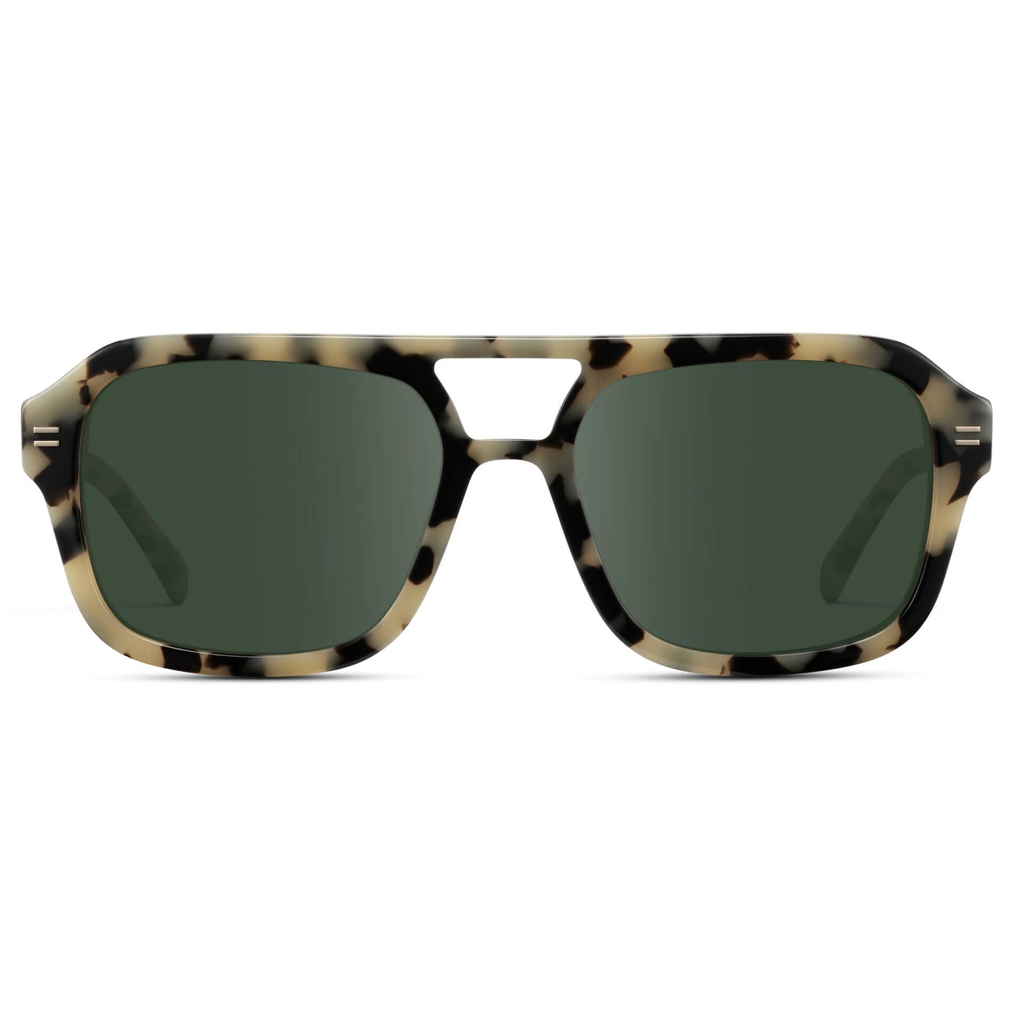 Beige Tortoise / G15 || Oversized Square Prescription Sunglasses