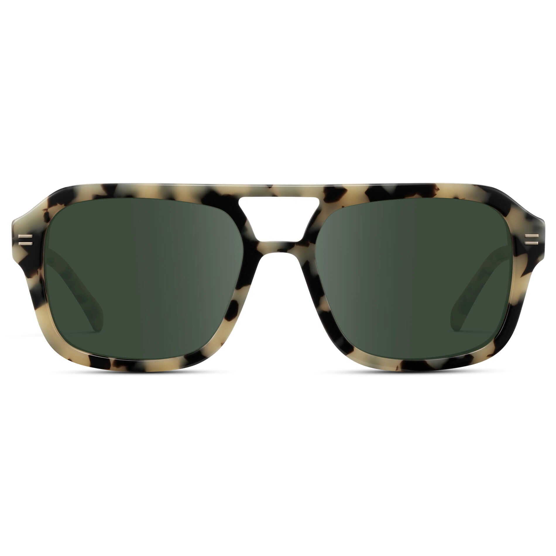 Beige Tortoise / G15 || Oversized Square Prescription Sunglasses