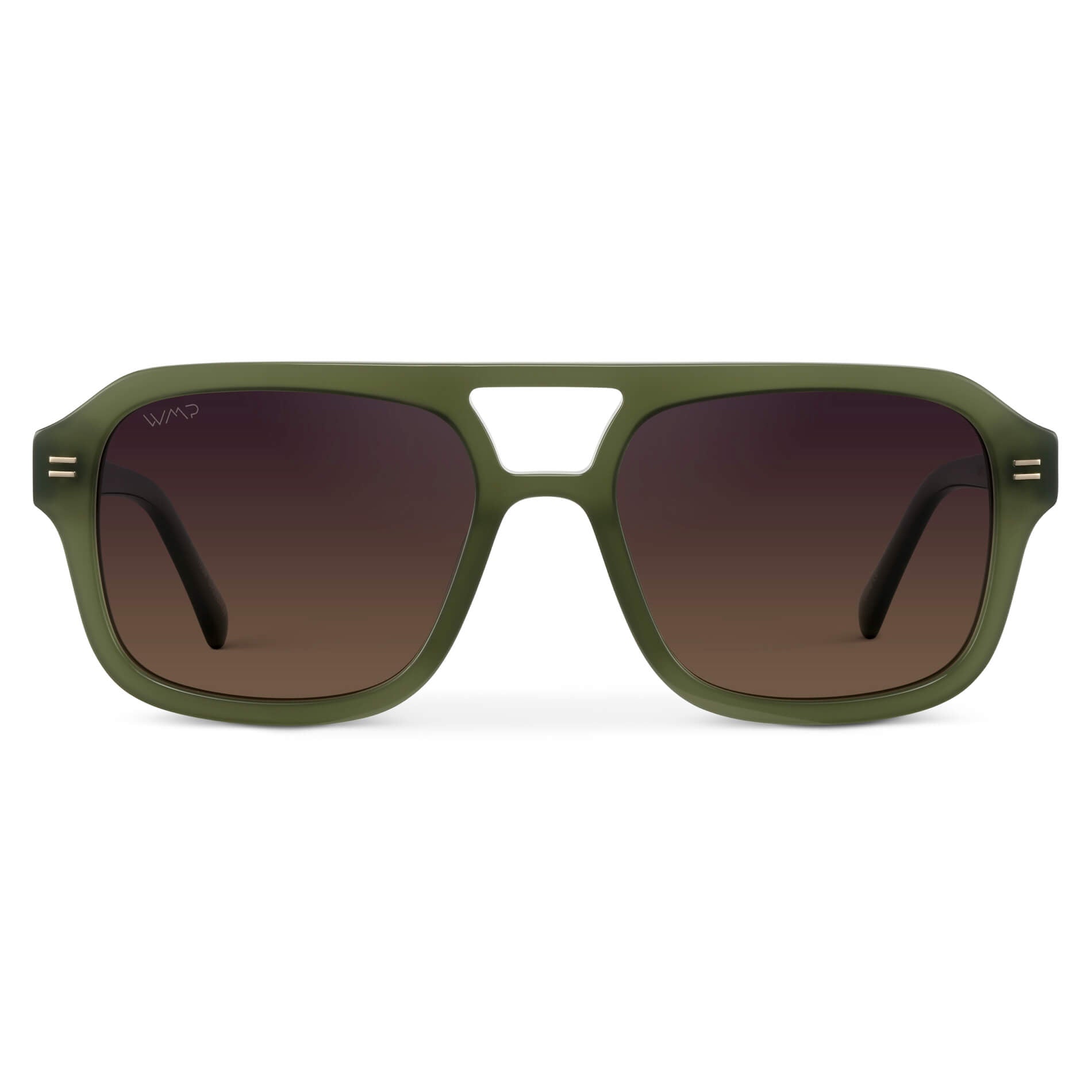 Olive Green / Sunset Gradient Lens