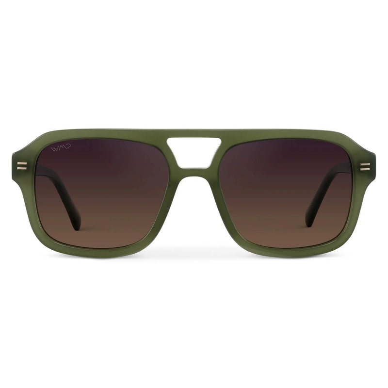 Sydney | Polarized - Olive Green / Sunset Gradient Lens