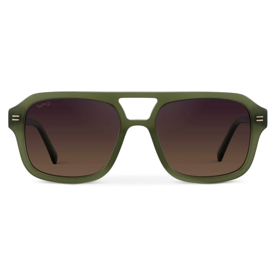 Olive Green / Sunset Gradient Lens