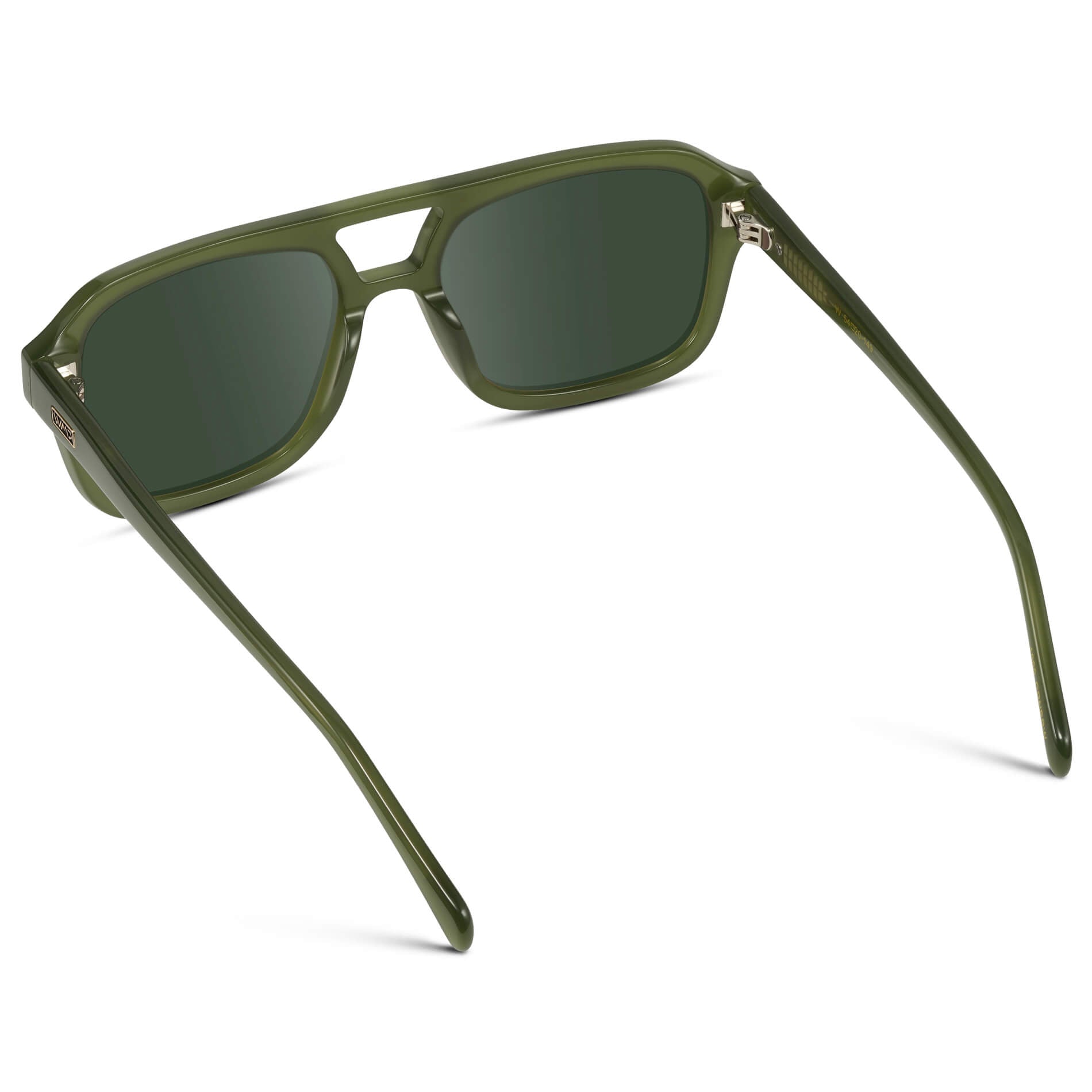 Olive Green / G15 || Oversized Square Prescription Sunglasses