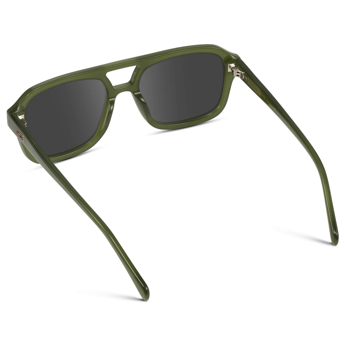 Olive Green / Grey || Oversized Square Prescription Sunglasses