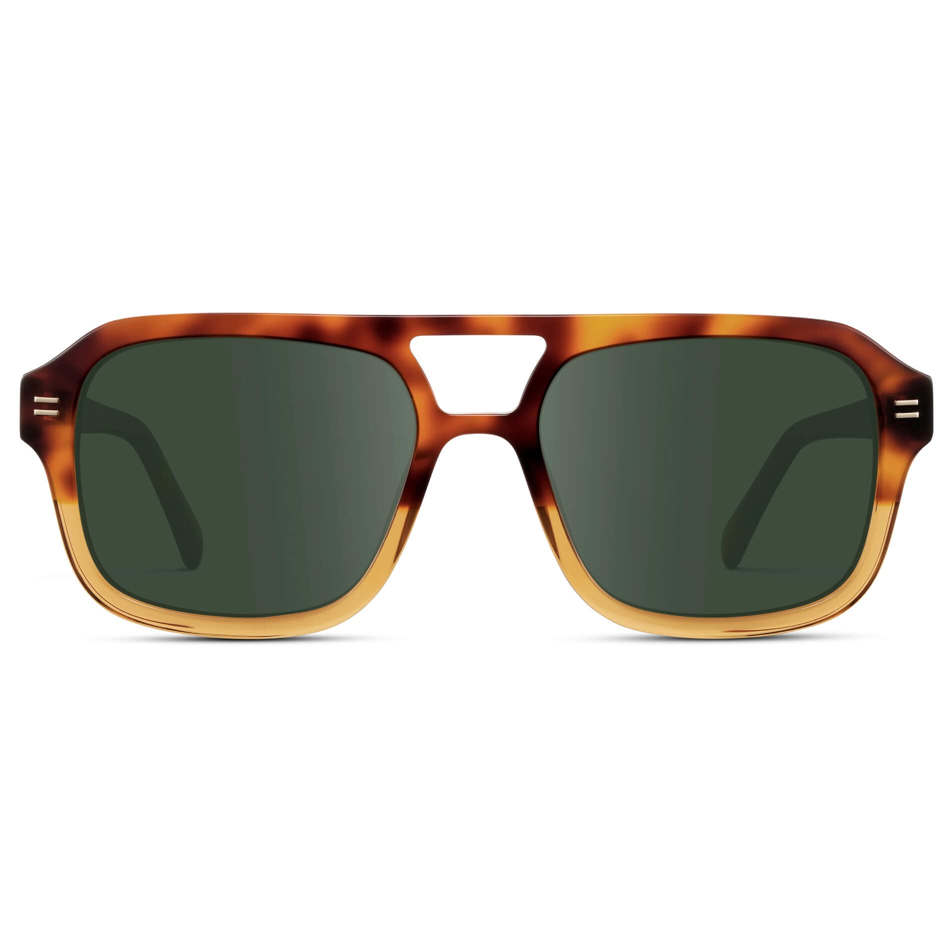 Sunset Tortoise / G15 || Oversized Square Prescription Sunglasses