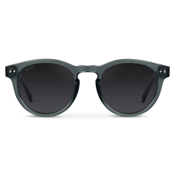Tate | Polarized - Crystal Blue Frame / Black Lens