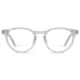 Clear || Women's Round Prescription Glasses with a Clear Acetate Frame and Clear Lens